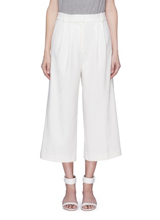 Main View - Click To Enlarge - TIBI - 'Mora' stripe outseam suiting culottes