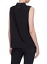 Back View - Click To Enlarge - TIBI - Buckled mock neck sleeveless top