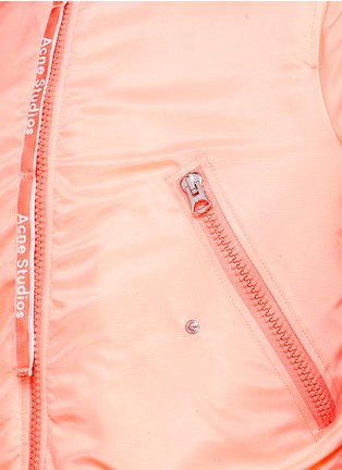 Detail View - Click To Enlarge - ACNE STUDIOS - 'Clea' padded bomber jacket