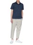 Figure View - Click To Enlarge - THEORY - 'Standard' geometric jacquard polo shirt