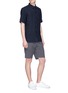 Figure View - Click To Enlarge - THEORY - 'Irving' linen short sleeve shirt