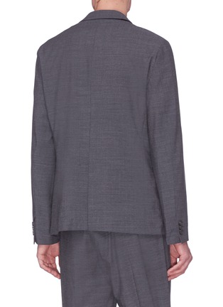 Back View - Click To Enlarge - THEORY - 'Clinton' wool blend soft blazer