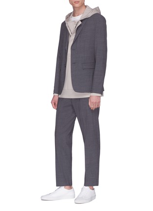 Figure View - Click To Enlarge - THEORY - 'Clinton' wool blend soft blazer