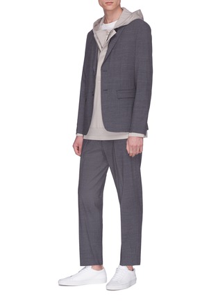 Figure View - Click To Enlarge - THEORY - 'Logan' wool blend pants