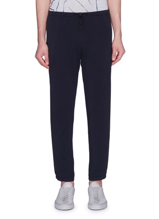 Main View - Click To Enlarge - THEORY - Stripe outseam jogging pants