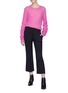 Figure View - Click To Enlarge - HELMUT LANG - Raw edge sweater