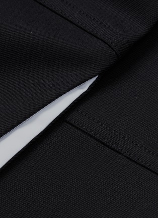 Detail View - Click To Enlarge - HELMUT LANG - Split cuff virgin wool pants
