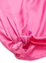 Detail View - Click To Enlarge - HELMUT LANG - Knot hem satin skirt