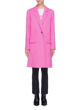 Main View - Click To Enlarge - HELMUT LANG - Double-faced wool-cashmere melton coat