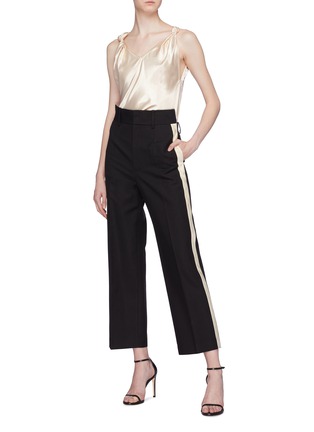 Figure View - Click To Enlarge - HELMUT LANG - Twist knot shoulder sleeveless top