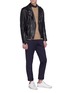 Figure View - Click To Enlarge - PAUL SMITH - Slim fit twill pants