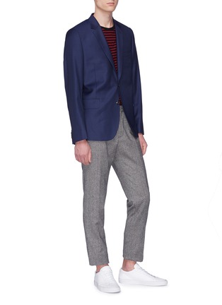 Figure View - Click To Enlarge - PAUL SMITH - 'Soho' wool houndstooth blazer