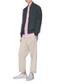Figure View - Click To Enlarge - PAUL SMITH - Reversible bomber jacket