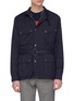 Main View - Click To Enlarge - PAUL SMITH - Belted Loro Piana® wool shirt jacket