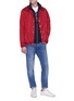 Figure View - Click To Enlarge - PS PAUL SMITH - Stripe placket track jacket
