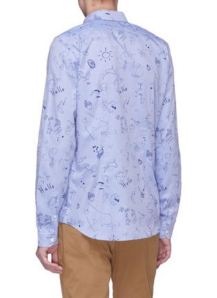 Back View - Click To Enlarge - PS PAUL SMITH - 'Paul's Sketchbook' print shirt