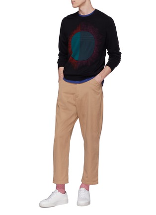 Figure View - Click To Enlarge - PS PAUL SMITH - 'Paint Spot' intarsia sweater