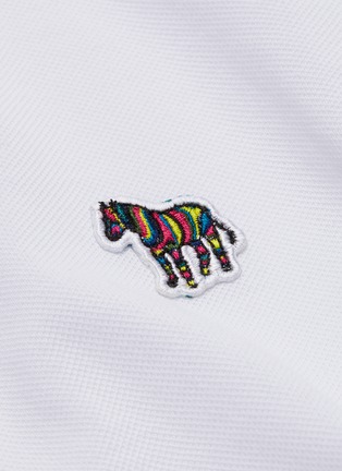  - PS PAUL SMITH - Zebra appliqué polo shirt