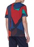 Back View - Click To Enlarge - PS PAUL SMITH - Abstract print T-shirt