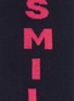 Detail View - Click To Enlarge - PAUL SMITH - 'Smile' slogan intarsia socks