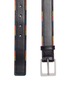 Detail View - Click To Enlarge - PAUL SMITH - Stripe border leather belt