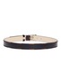 Figure View - Click To Enlarge - PAUL SMITH - Stripe border leather belt