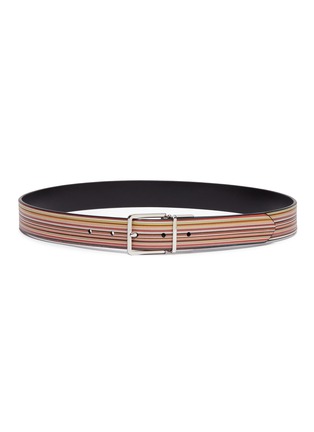 Figure View - Click To Enlarge - PAUL SMITH - Reversible leather belt