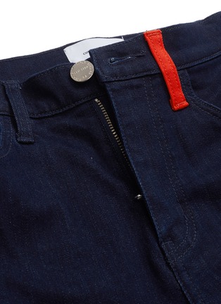  - CURRENT/ELLIOTT - 'The Ultra High Waist' contrast pocket skinny jeans