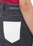 Detail View - Click To Enlarge - CURRENT/ELLIOTT - Contrast pocket denim skirt