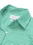  - CURRENT/ELLIOTT - 'The Telly' tie cutout back stripe shirt
