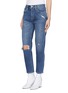 Front View - Click To Enlarge - CURRENT/ELLIOTT - 'The Vintage' ripped jeans