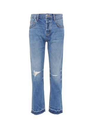 Main View - Click To Enlarge - CURRENT/ELLIOTT - 'The Throwback Original' ripped jeans