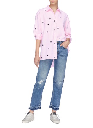Figure View - Click To Enlarge - CURRENT/ELLIOTT - 'The Mira' star print shirt