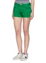 Front View - Click To Enlarge - CURRENT/ELLIOTT - 'The Boyfriend' raw cuff denim shorts