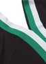 Detail View - Click To Enlarge - CURRENT/ELLIOTT - 'The Slit' cutout shoulder contrast stripe dress
