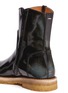 Detail View - Click To Enlarge -  - Burnished leather ankle boots
