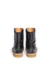 Back View - Click To Enlarge -  - Burnished leather ankle boots