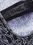  - OPENING CEREMONY - Keyhole front logo print peplum dress