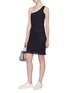 Figure View - Click To Enlarge - OPENING CEREMONY - Mesh one-shoulder dress