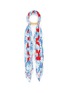 Main View - Click To Enlarge - BALENCIAGA - Logo plate dollar bill print silk scarf