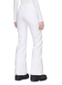 Back View - Click To Enlarge - FENDI SPORT - Velvet stripe zip cuff ski pants