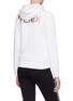 Back View - Click To Enlarge - FENDI SPORT - Karlito print logo embroidered scuba jersey zip hoodie