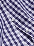  - MONSE - Gingham check high-low shirt