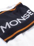  - MONSE - Logo jacquard foldover one-shoulder sweater