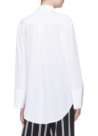Back View - Click To Enlarge - EQUIPMENT - 'Coco' oversized silk crepe shirt