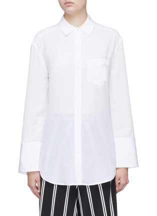 Main View - Click To Enlarge - EQUIPMENT - 'Coco' oversized silk crepe shirt