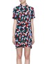 Main View - Click To Enlarge - EQUIPMENT - 'Mirelle' floral print short sleeve silk shirt dress