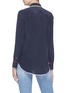 Back View - Click To Enlarge - EQUIPMENT - 'Reese' colourblock border silk crepe shirt