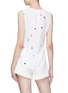 Back View - Click To Enlarge - EQUIPMENT - 'Lyle' star print silk crepe sleeveless shirt