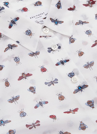  - EQUIPMENT - 'Essential' insect print crepe shirt